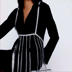 Zara rhinestone dress accessory